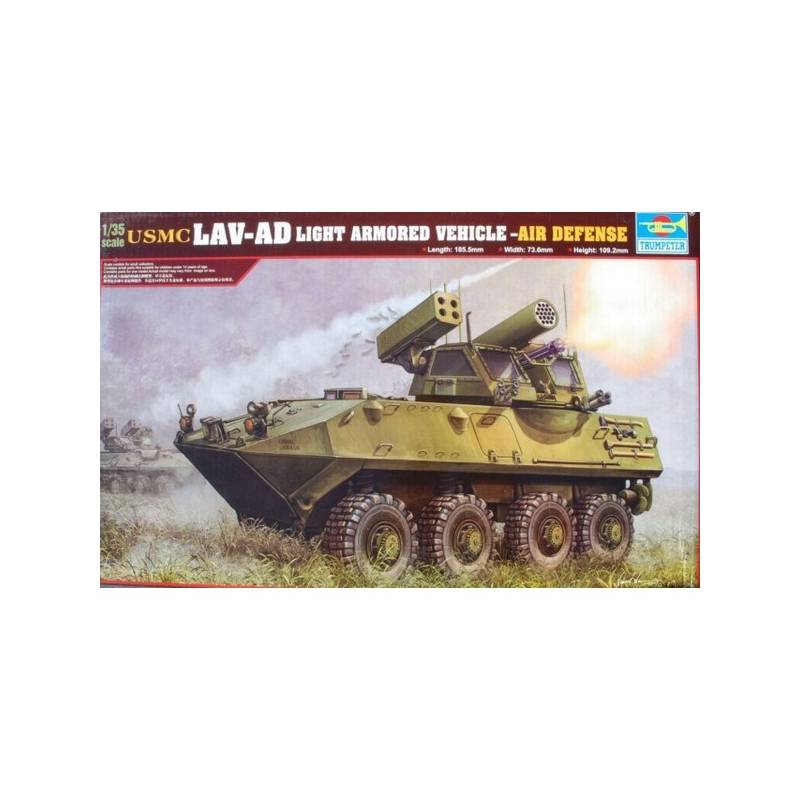 Usmc Lav Ad Light Armored Vehicle Air Defense Trumpeter Me