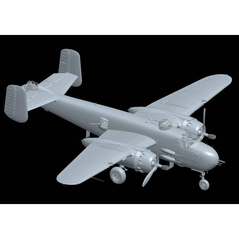 B 25H Mitchell Gunships over CBI HK MODELS 01E037 1 32ème maquette char