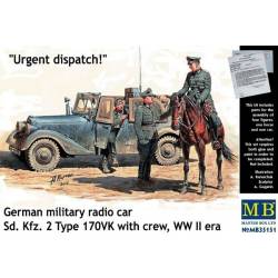 “Urgent Dispatch”, Mercedes Radio Car Sd.Kfz.2 Type 170VK With Crew