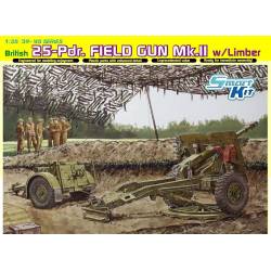 British 25-Pdr. Field Gun Mk.II w/Limber 