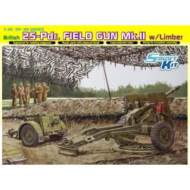 British 25-Pdr. Field Gun Mk.II w/Limber 