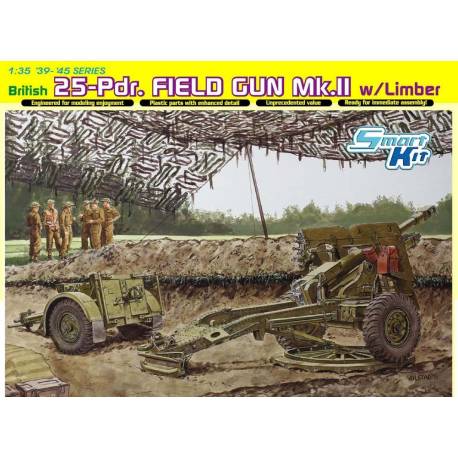 British 25-Pdr. Field Gun Mk.II w/Limber 