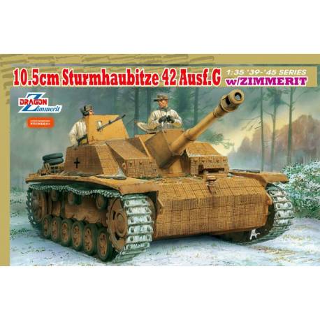 10,5 cm STURMHAUBITZE 42 Ausf.G w/ZIMMERIT