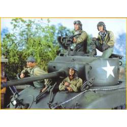 Équipage de char US - Ardennes (4 fig) 