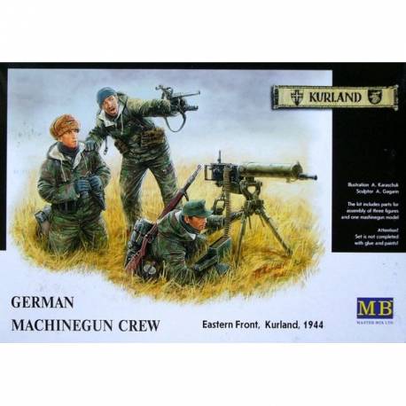 German MachineGun crew Eastern front Kurland 1944 