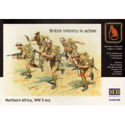 Hand –to-hand fight, British and German Infantry. Battles in north Africa. WWII era. Kit 1 