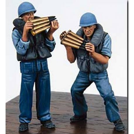 PT Boat Bofors Loader Figures 