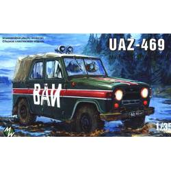 UAZ-469 Military Traffic Control Jeep 