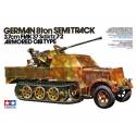 German 8ton Semi Track 3.7 cm FLAK 37 Sd.Kfz.7/2 Armored cab type 