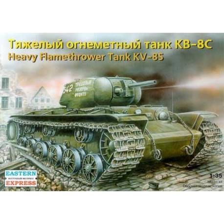 Heavy Flamethrower Tank KV-8S eastern express 35101 1/35ème maquette