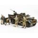 British LRDG Command Car "North African" w/ 7 Figures 