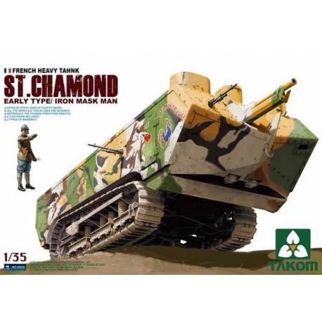 French Heavy Tank St.Chamond Early Type/Iron Mask Man 