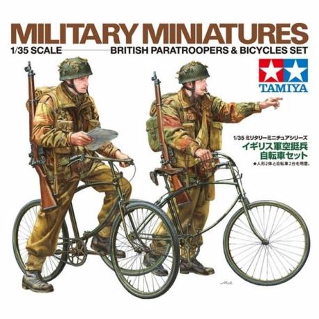 BRITISH PARATROOPERS & BICYCLES 