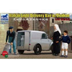 Italian Light Delivery Van with Civilian Figures 