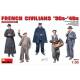 FRENCH CIVILIANS '30s-'40s 