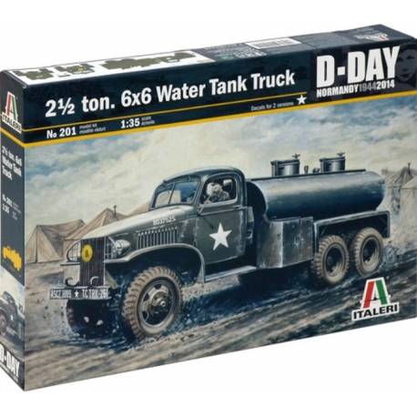 2 ½ Ton, 6x6 Water Tank Truck 