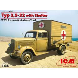 Typ 2,5-32 with Shelter, WWII German Ambulance Truck 