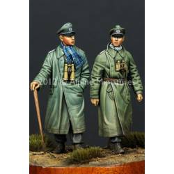 Panzer officer 1 pz 2 figurines
