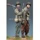 WW2 US Infantry set 2 figurines