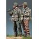 WW2 US Infantry set 2 figurines