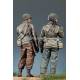 WW2 US Infantry set 2 figurines