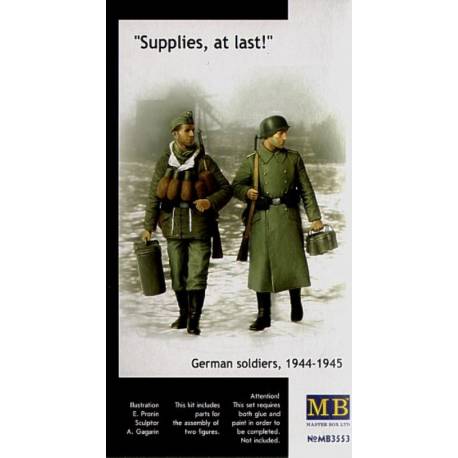 German Soldiers "Supplies at last" 1944 - 1945 