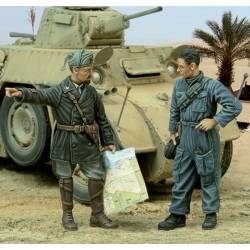 Italian Captain and tanker-WWII 
