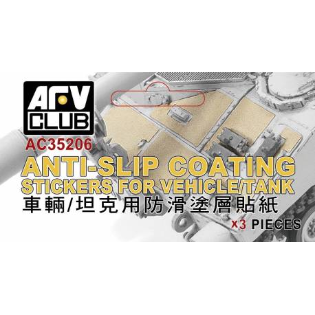 Anti-slip Coating Stickers for Vehicles/Tanks 