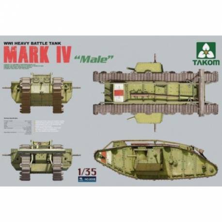 WWI Heavy Battle Tank Mk.IV 'Male' 