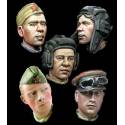 WW2 Russian Heads Set 2 