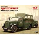 Typ 2,5-32 KzS 8 WW II German Light Fire Truck 