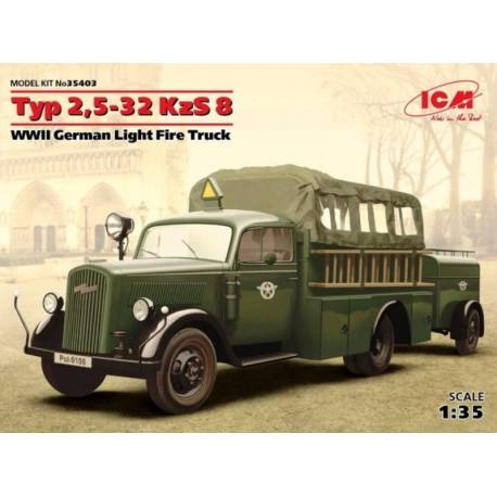 Typ 2,5-32 KzS 8 WW II German Light Fire Truck 