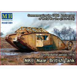 MK 1 ‘Male’ British Tank Somme Battle Period 1916 