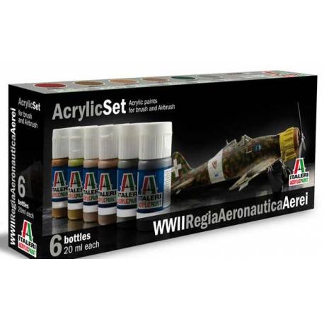 Set Peintures Avions Italie 2.GM 