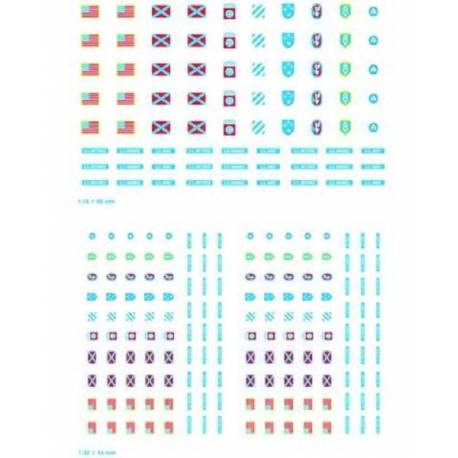 U.S Uniform Badges WW II Transfer I 