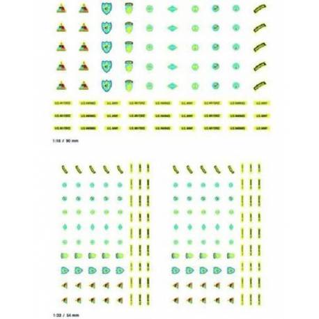 U.S Uniform Badges WW II Transfer IV 