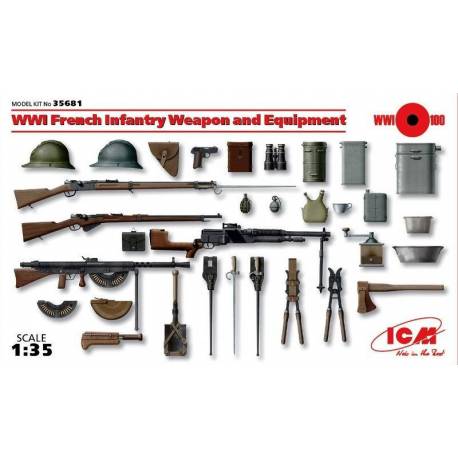 WWI French Infantry Weapon and Equipment 