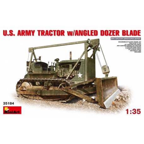 U.S. ARMY TRACTOR w/ANGLED DOZER BLADE 