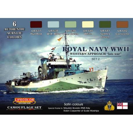 Royal Navy WWII Western approach "late war" - Set 2 