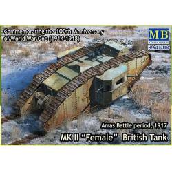 MK II "Female" British Tank Arras Battle period 1917 