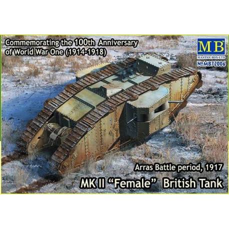 MK II "Female" British Tank Arras Battle period 1917 