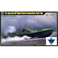 US NAVY ELCO 80 MOTOR PATROL TORPEDO BOAT EARLY TYPE