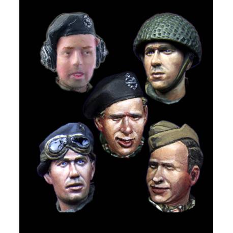 WW2 British Heads Set 1