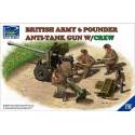 British Army 6 Pounder Anti-Tank Gun w/Crew