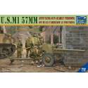 U.S. M1 57mm Anti-Tank Gun (Early Version) on M1A3 Carriage (5 Figures)