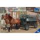  HF.7 Stahlfeldwagen (German Horse drawn Wagon + 2 figures) 