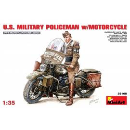 U.S.  MILITARY POLICEMAN  w/MOTORCYCLE