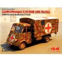 Lastkraftwagen 3,5 t AHN with Shelter WWII German Ambulance Truck 