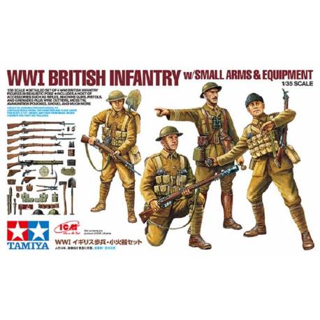  WWI British Infantry w/Small Arms & Equipment