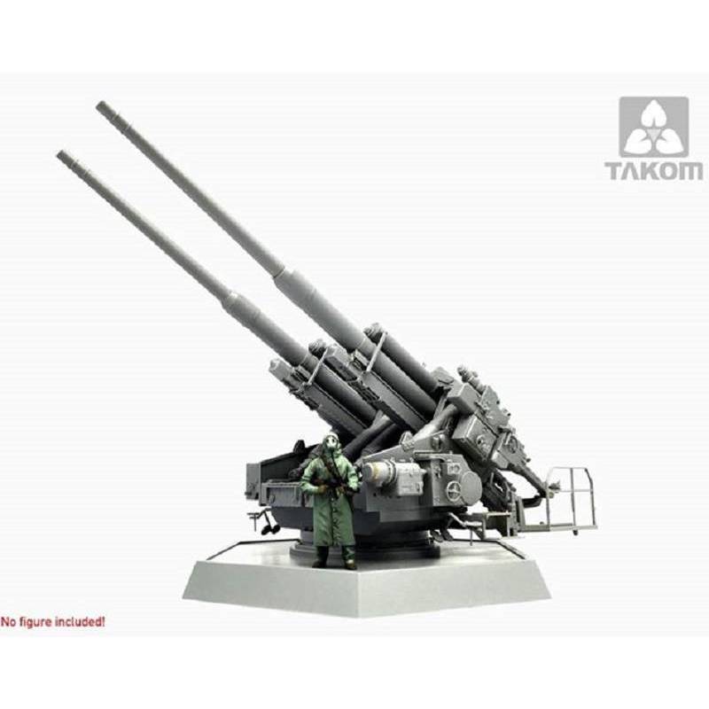 WWII GERMAN 12.8 CM FLAK 40 ZWILLING TAKOM 2023 1/35ème maquette char promo